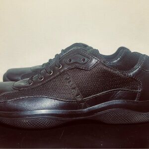 Prada Men's Black Leather
